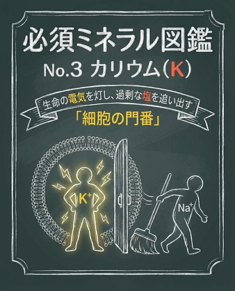必須ミネラル図鑑カリウム
