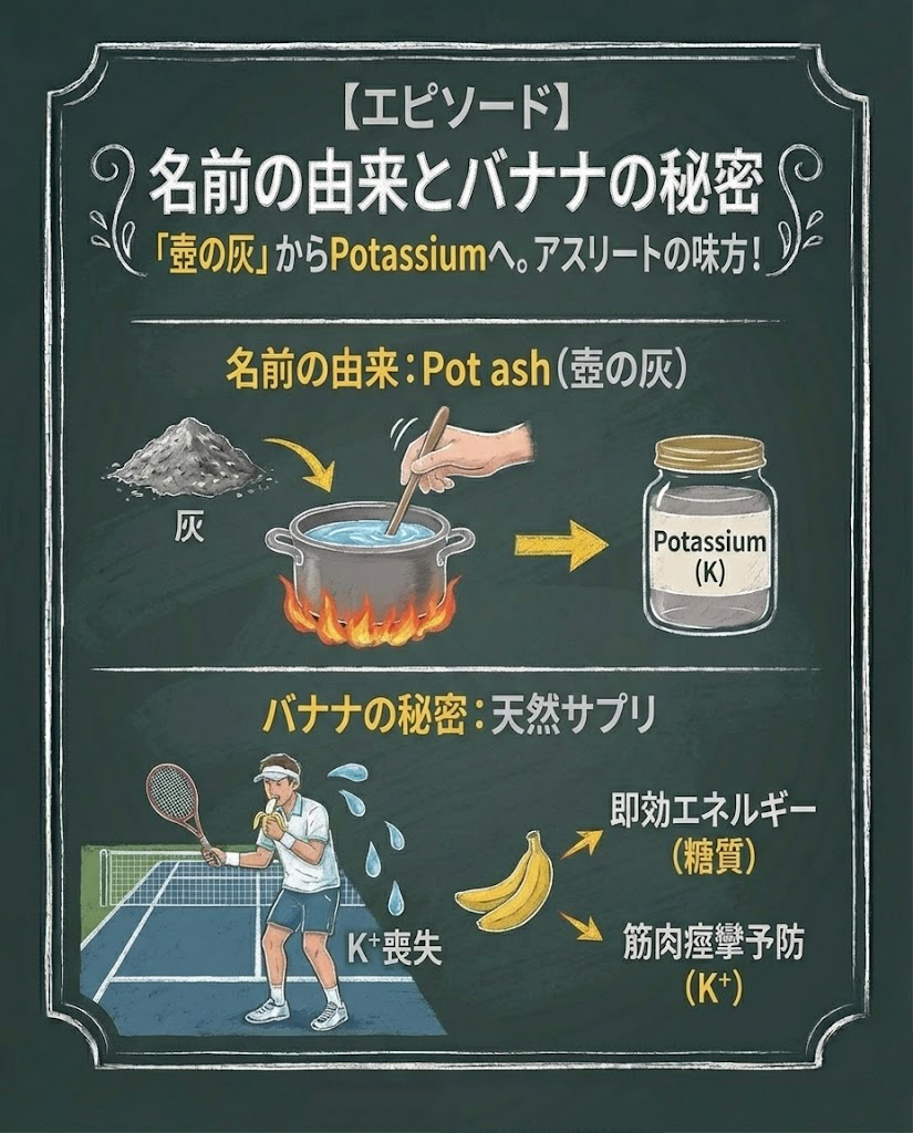 カリウムのエビソードその1.2