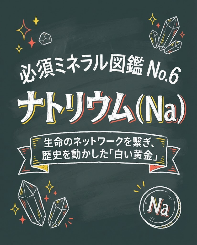 必須ミネラル図鑑ナトリウム