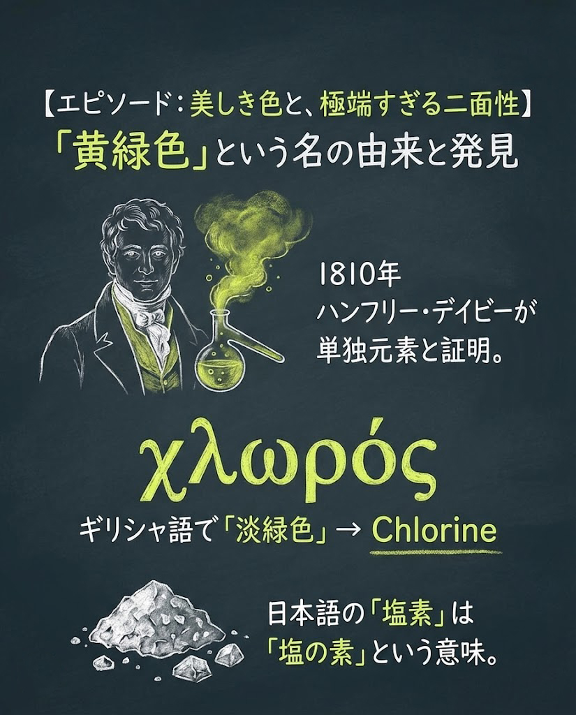 塩素のエピソードその1