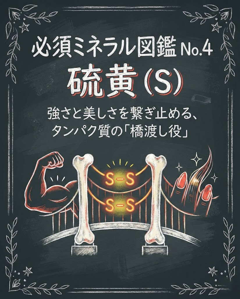 必須ミネラル図鑑硫黄